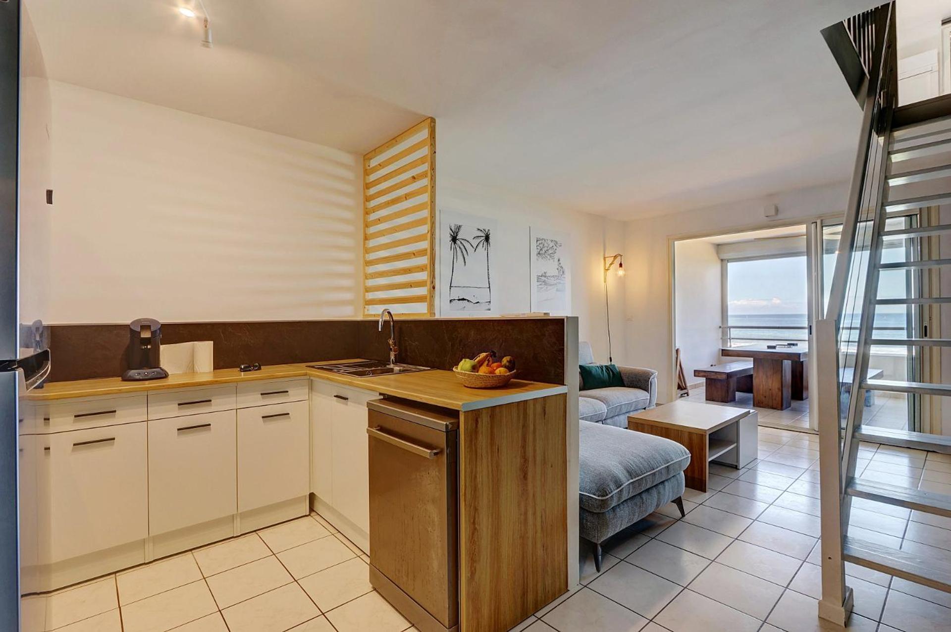 Apartmán Plein La Vue - T4 Saint Leu 1Ere Ligne Pieds Dans L'Eau Exteriér fotografie